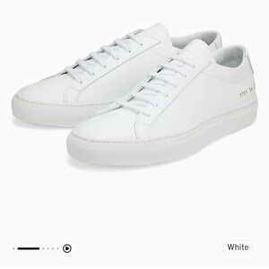 Common Projects White Minimalist Sneakers